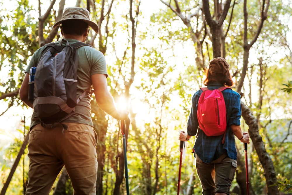 Commune with nature by hiking on summer solstice.