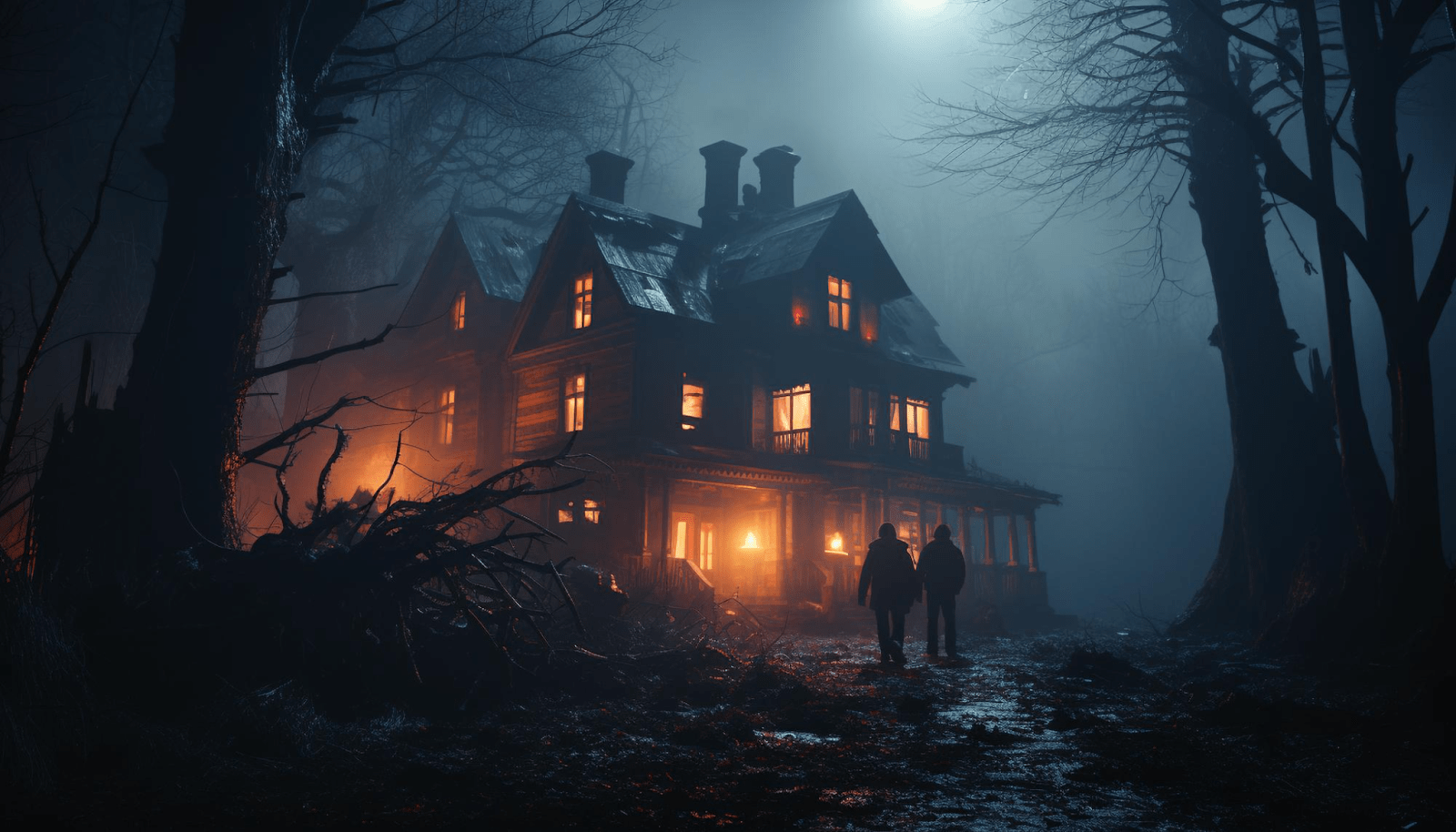 You can go on a haunted house adventure.