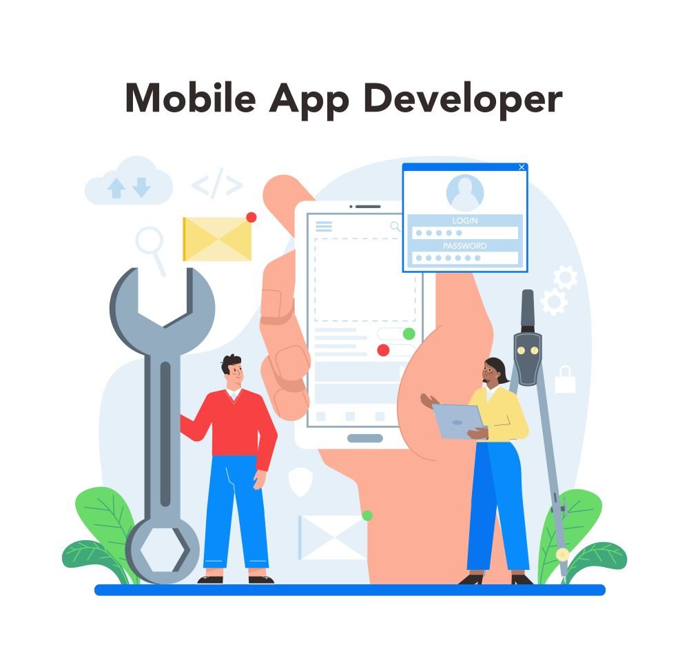 Mobile app developer or engineer specializes in building applications for a specific platform.