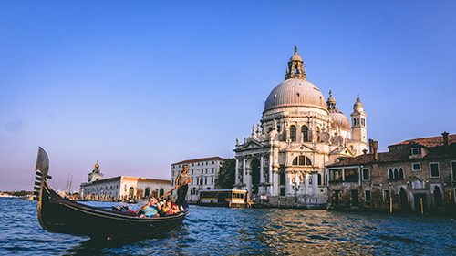 A scenic landscape of the coast of Italy, the international capital of pizza