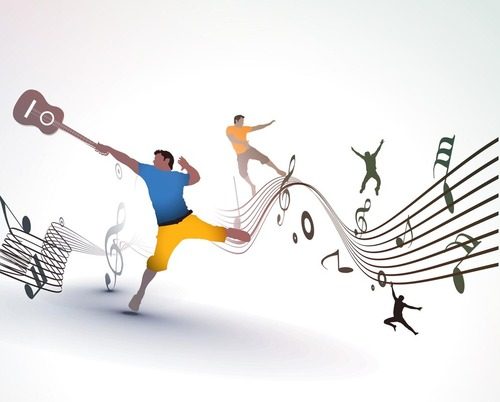 Image showing people with music 