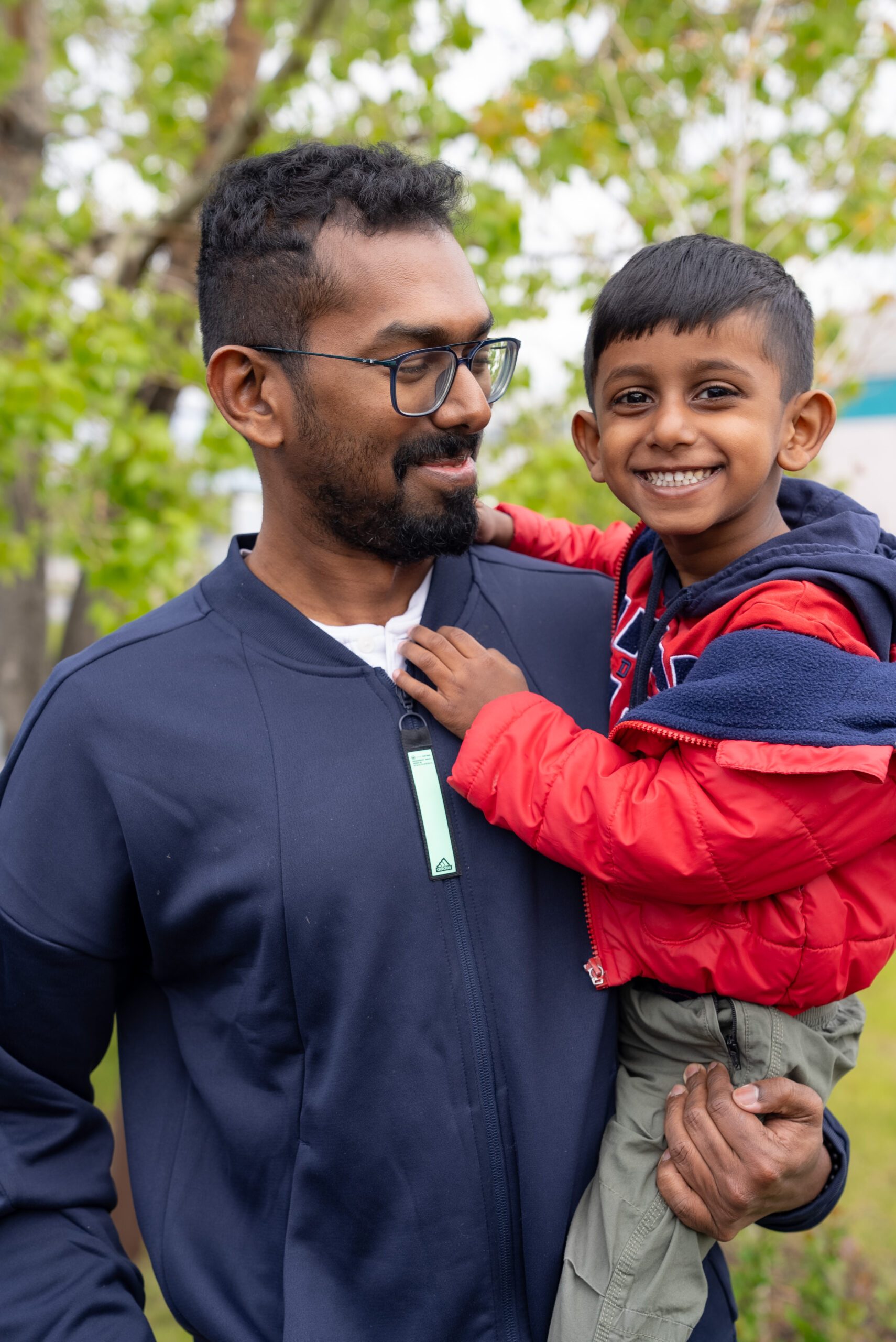 Kiran with his Son