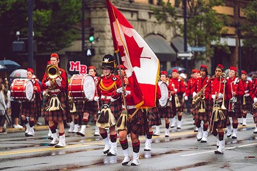 Victoria Day Parade held annually in Victoria BC