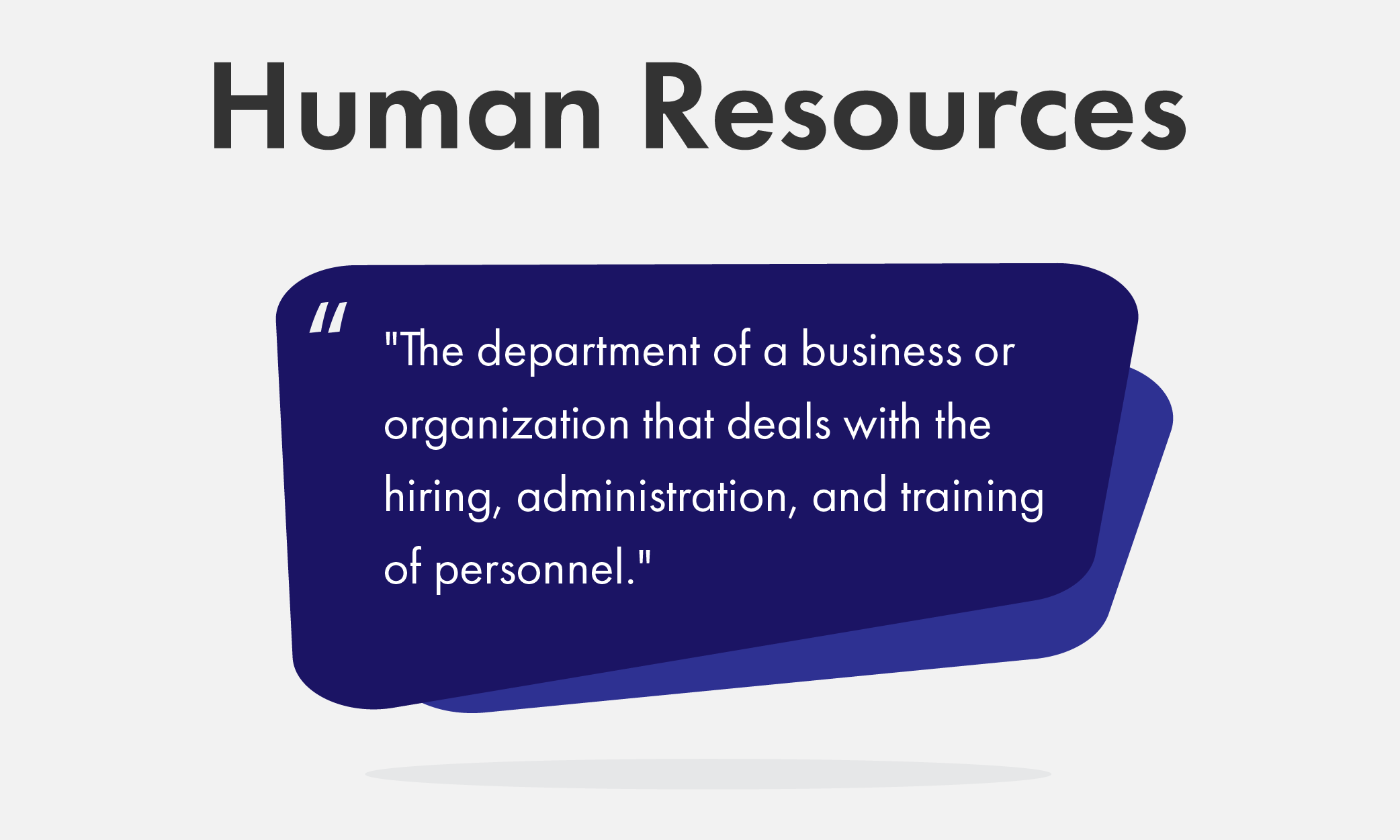 Human Resources: Definition