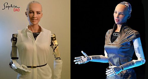 Sophia, a social humanoid robot by Hanson Robotics