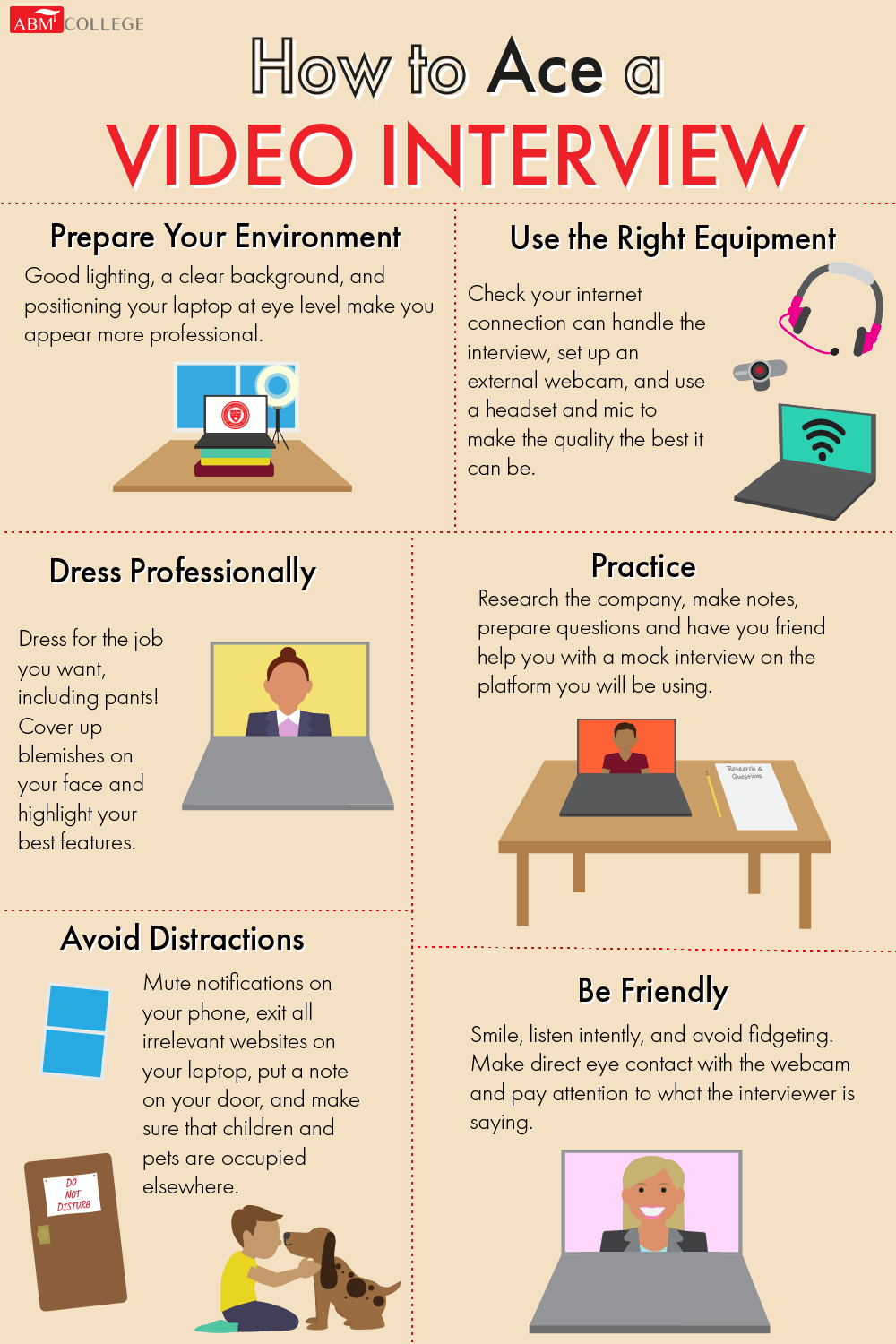 6 tips on how to ace video interview 